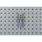Triton Products 1/4 In. to 1/2 In. Hold Range Steel Extended Spring Clip for LocBoard, PK5 53105 - alternate 5